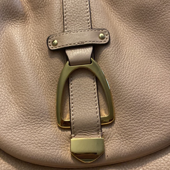 G. I. L. L.I. HANDBAG TOTE - LARGE - LEATHER - BEIGE - 24" STRAPS - Picture 2 of 11